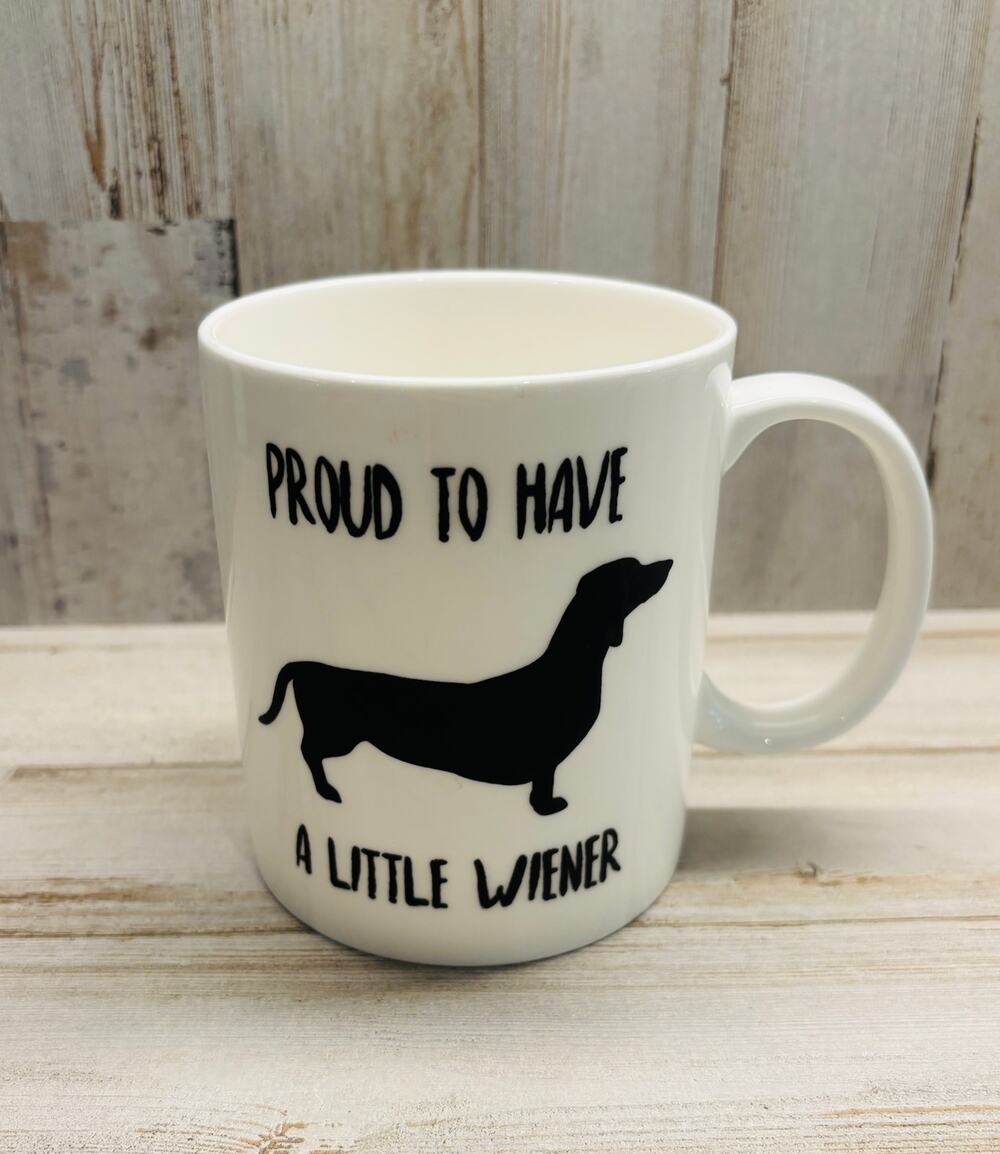 Proud to Have a Little Wiener Dachshund Lover coffee mug EUC